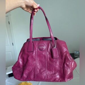 Vintage Plum Coach purse